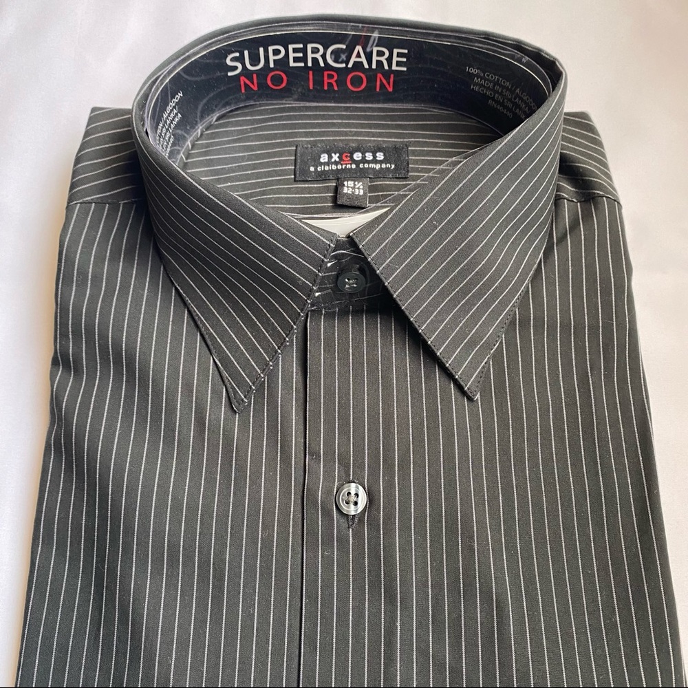 Axcess Long sleeve shirt - 151/2 32/33 - super care/no iron/100% cotton
